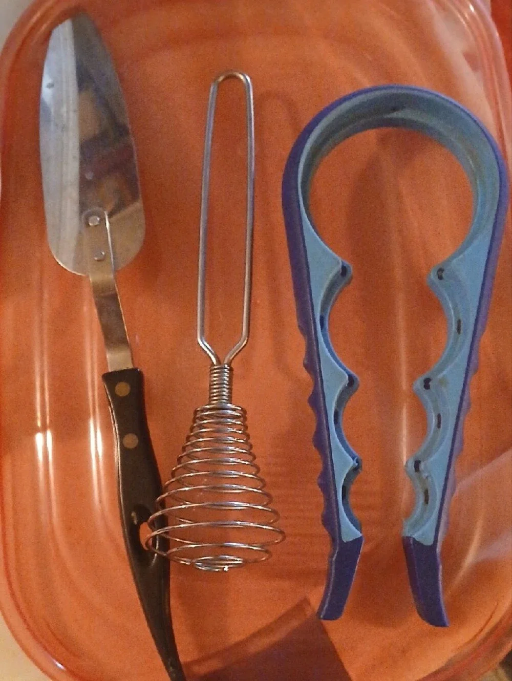 Blue Multi-Function Kitchen Jar Opener and Gadget Set